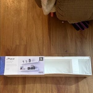 InPlace Shelving White Wall Display Shelf